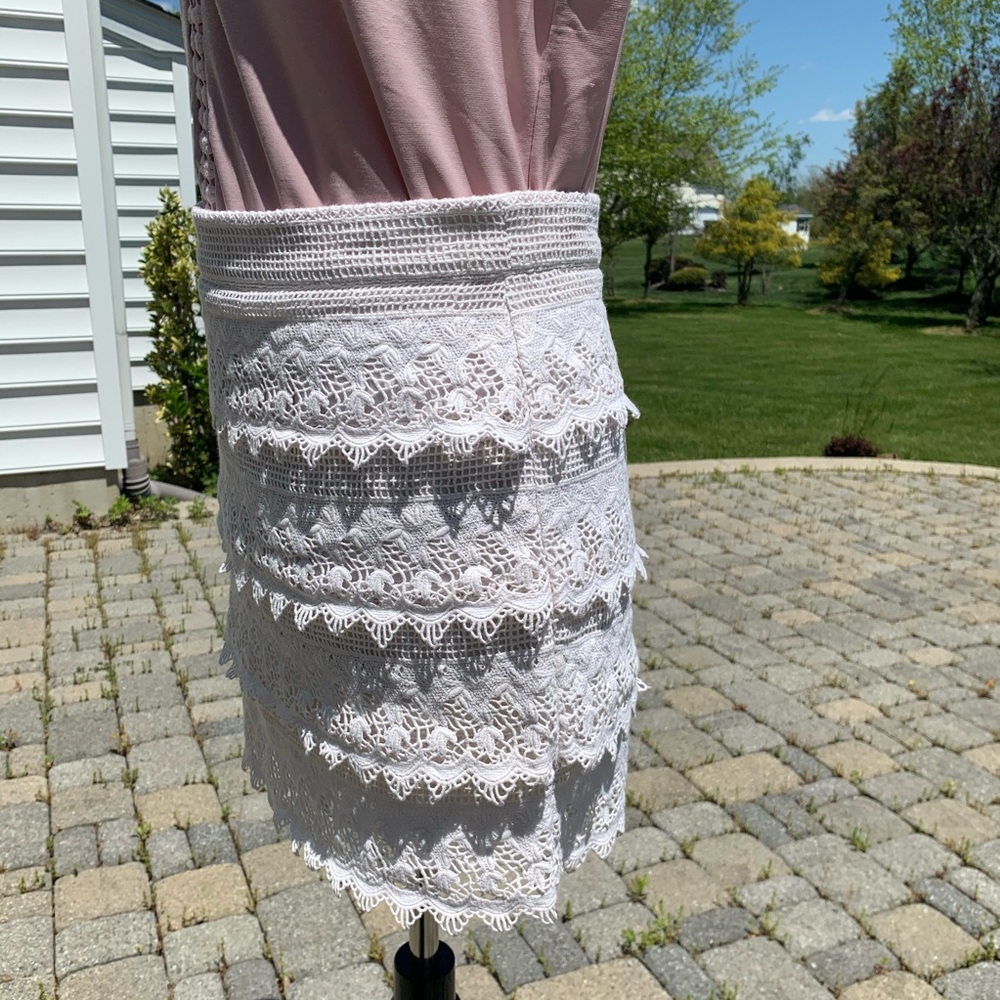 ✨ Host Pick! ✨ AMERICAN EAGLE WHITE LACE SKIRT - Picture 4 of 7